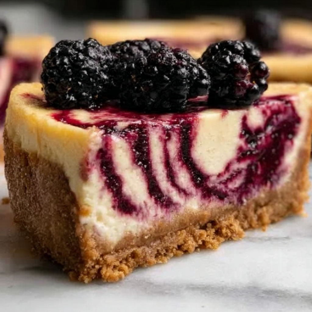 Blackberry Cheesecake Recipe - Recipe Image