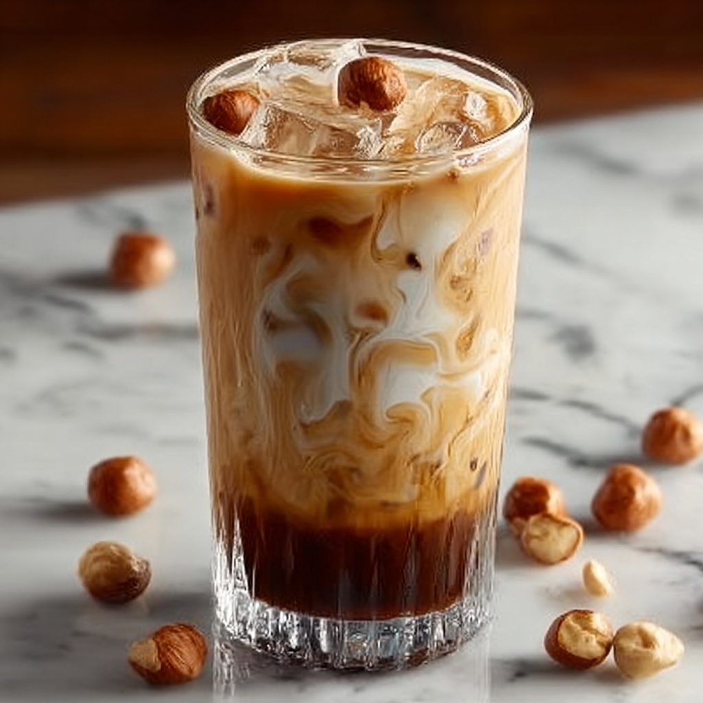 Caramel Hazelnut Iced Coffee Recipe - Recipe Image