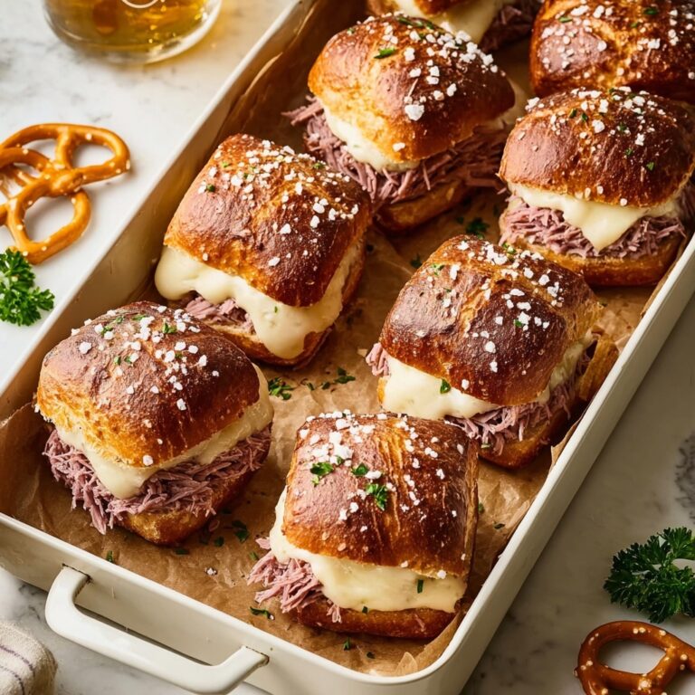 Irresistible Reuben Pretzel Sliders for Game Day Fun Recipe
