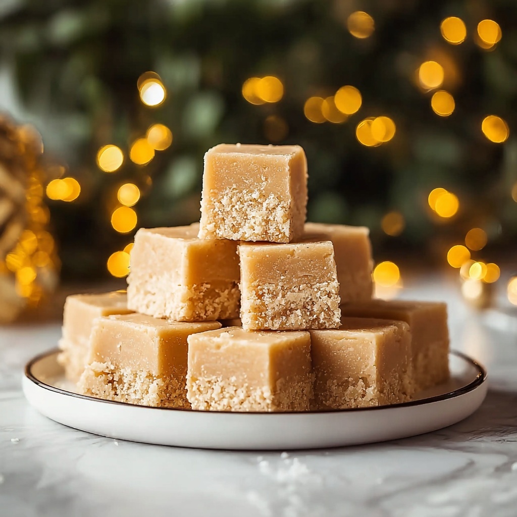 Creamy Eggnog Fudge Recipe - Recipe Image