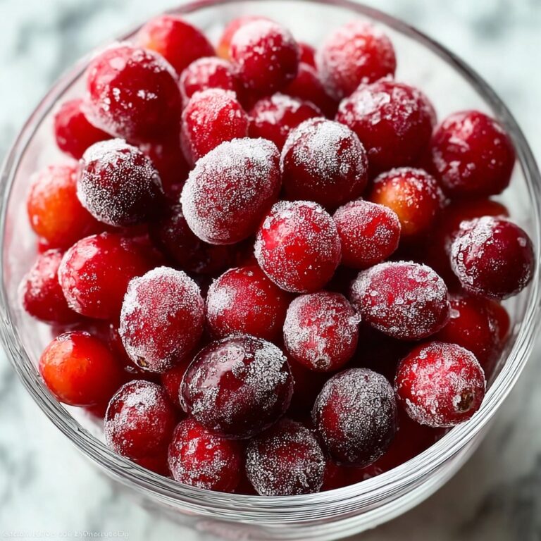 Orange Vanilla Candied Cranberries Recipe