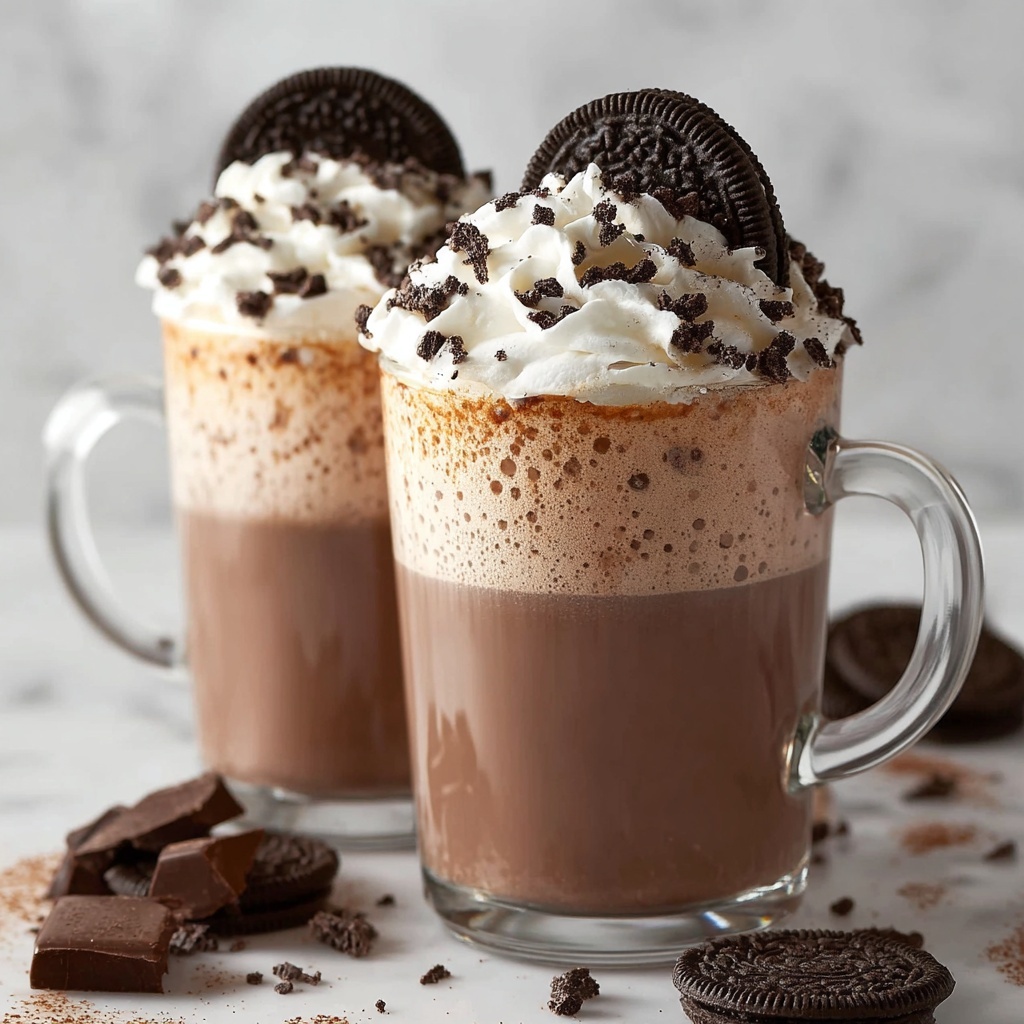 Cookies and Cream Hot Chocolate Bliss Recipe - Recipe Image