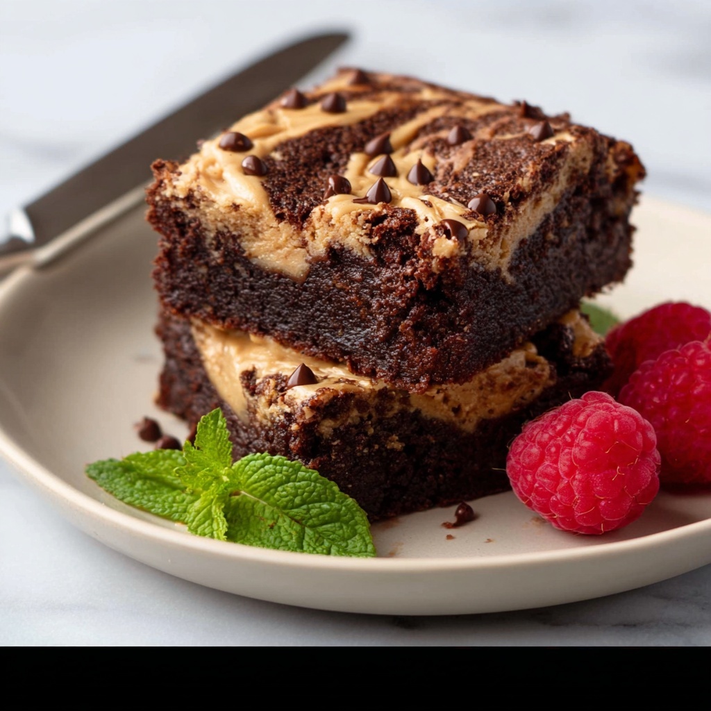 The Best Peanut Butter Brownie Recipe for Chocolate Lovers Recipe - Recipe Image