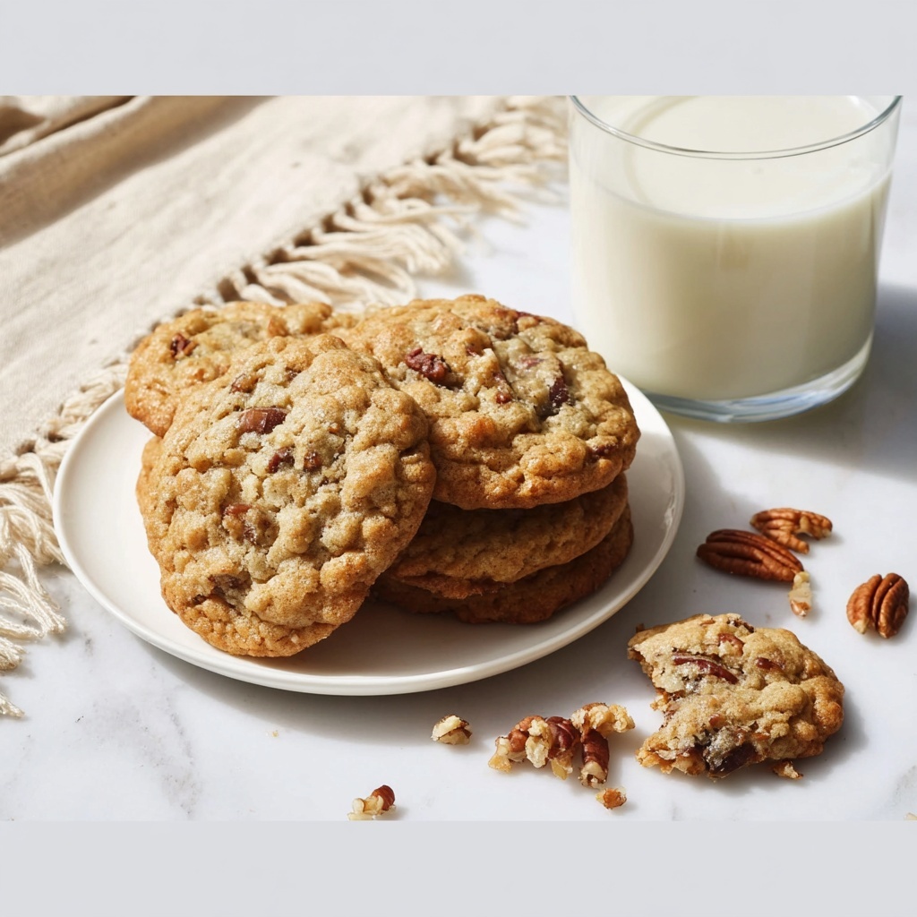 Soft Pecan Cookies with Toffee Bits Recipe - Recipe Image