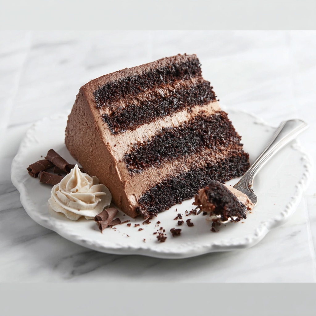 Best Triple Chocolate Cake Recipe (Moist and Rich Chocolate Layers) Recipe - Recipe Image
