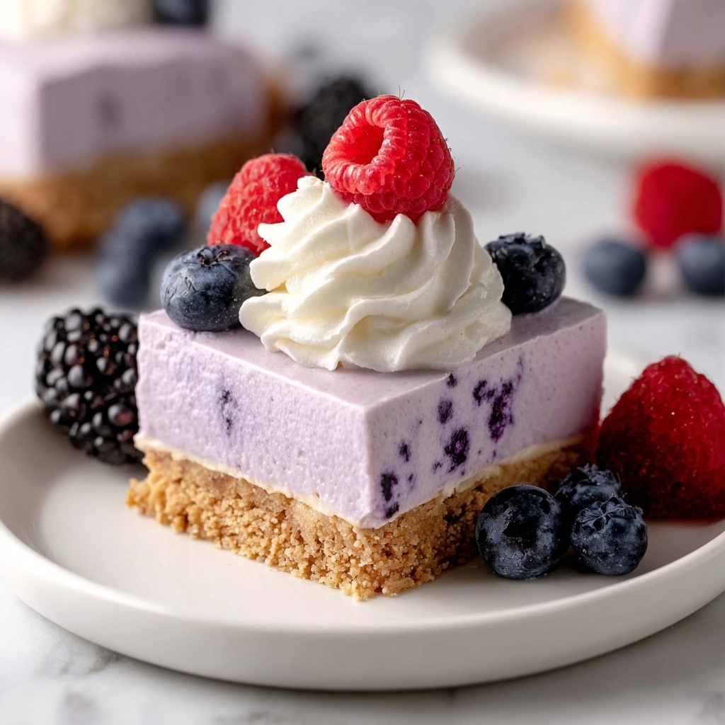 No-Bake Berry Cheesecake Recipe - Recipe Image