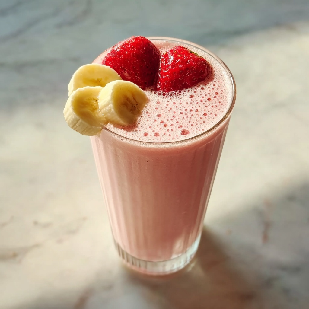 Strawberry Banana Smoothie Recipe - Recipe Image