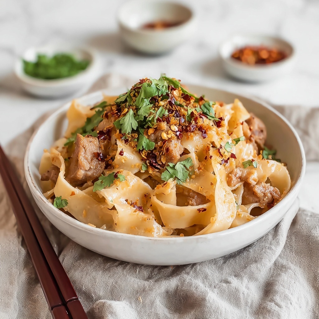 Savory Cumin Lamb Noodles with Hand-Pulled Noodles Recipe - Recipe Image