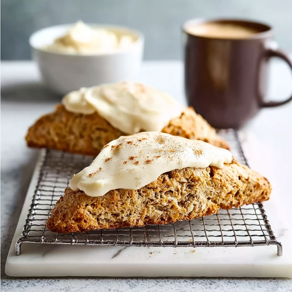 Pumpkin Cream Cheese Scones Recipe - Recipe Image