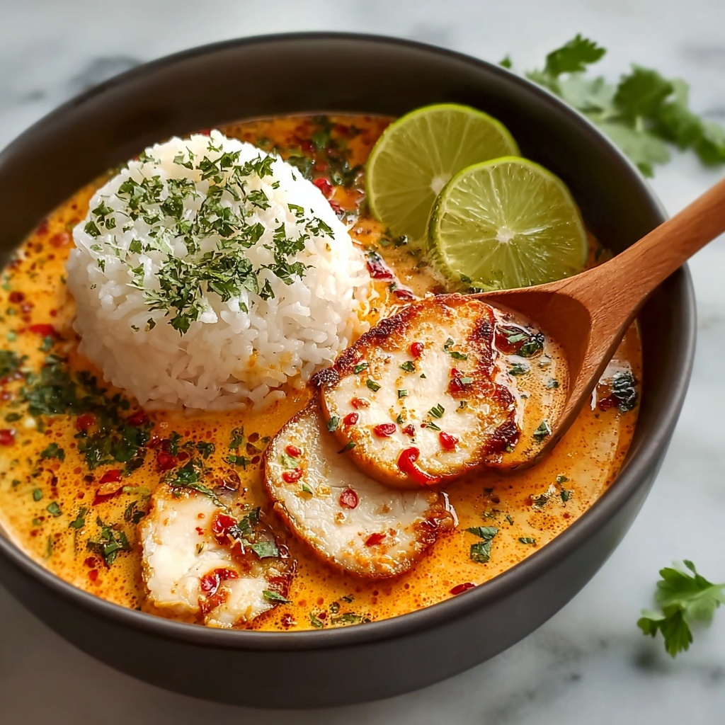 Coconut Chicken Brothy Rice: A Cozy One-Pot Delight Recipe - Recipe Image