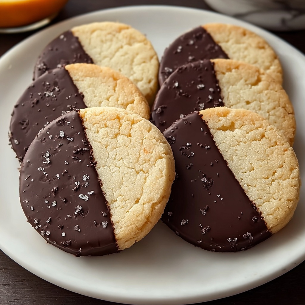 Chocolate Orange Shortbread Cookies Recipe - Recipe Image
