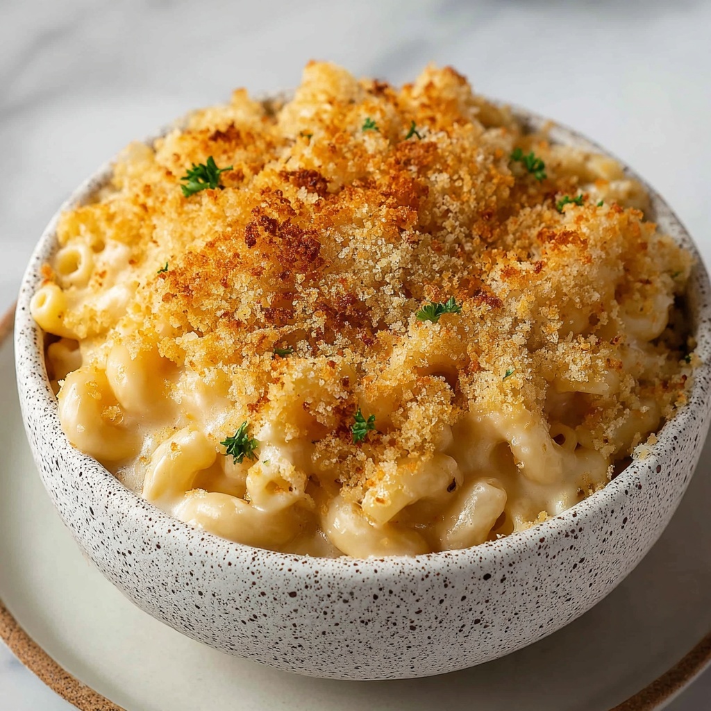 Garlic Parmesan Mac and Cheese Recipe - Recipe Image
