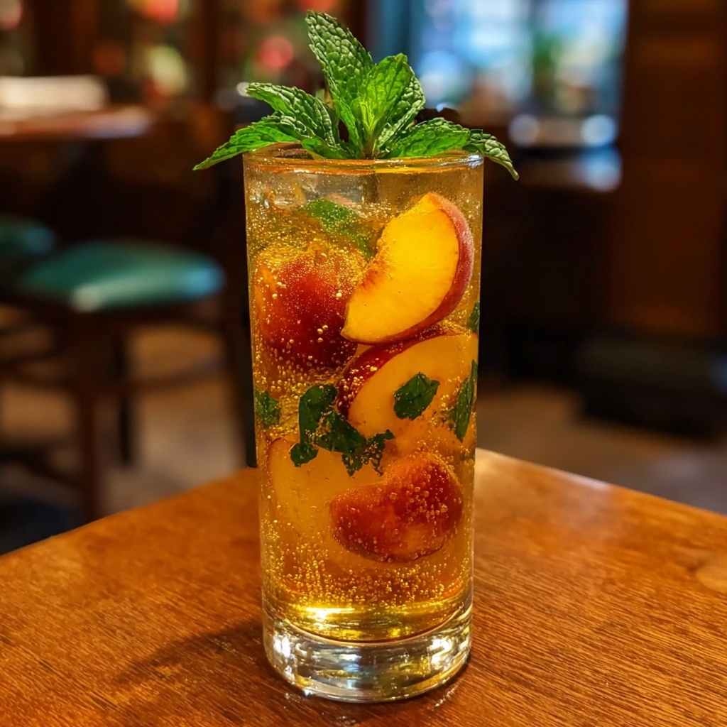 Peach Iced Tea Recipe - Recipe Image