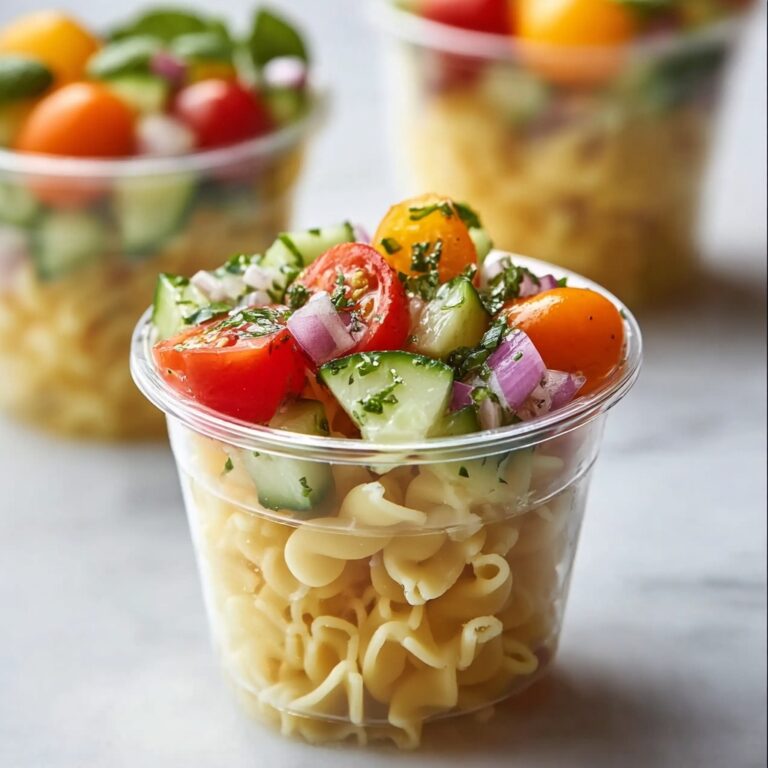 Pasta Salad Cups: Fresh, Flavorful Bites for Any Gathering Recipe