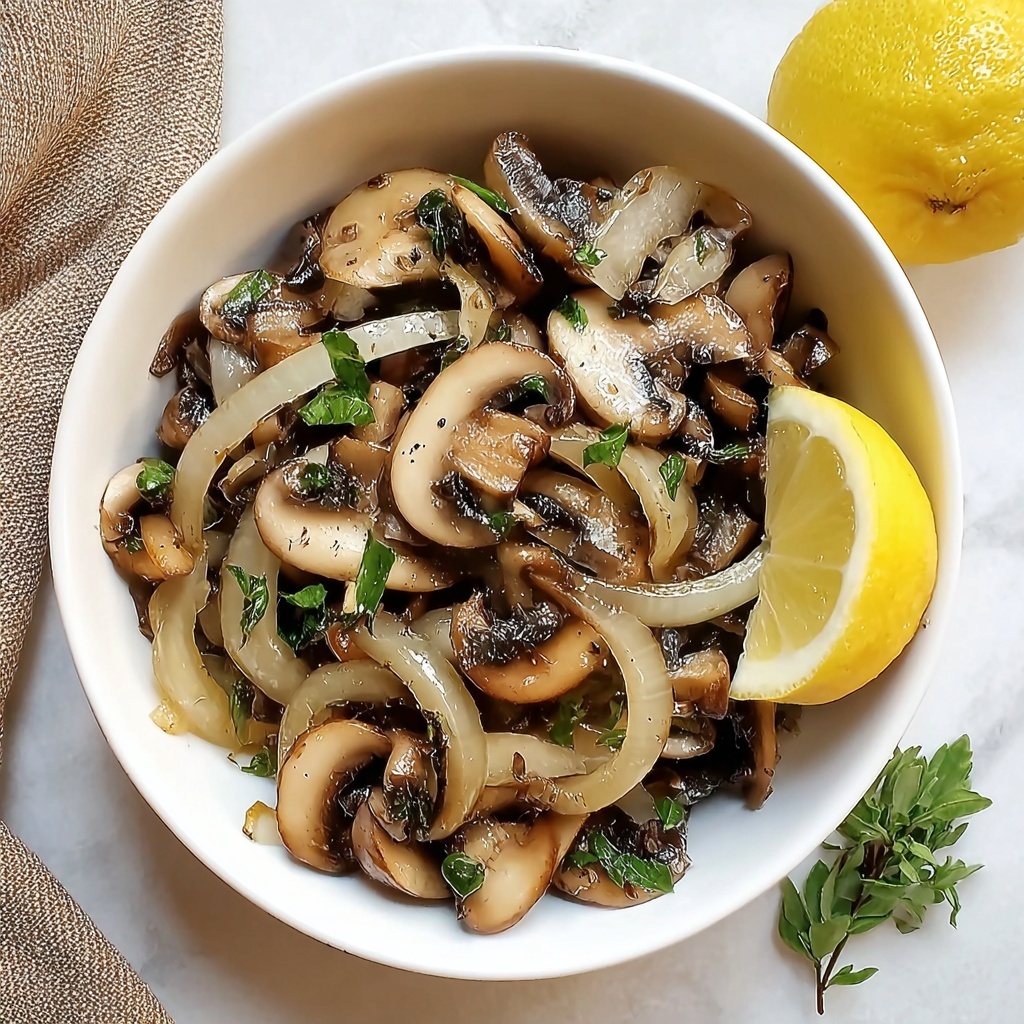 Sautéed Mushrooms and Onions Recipe - Recipe Image