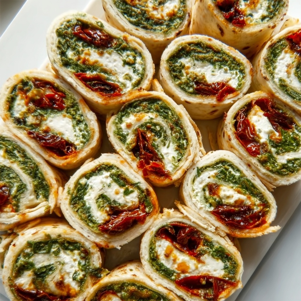 Sundried Tomato Pesto Pinwheels: 7 Irresistible Bites Recipe - Recipe Image