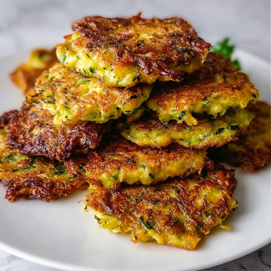 Delicious Zucchini Patties: 5 Steps to Crispy Comfort Recipe - Recipe Image