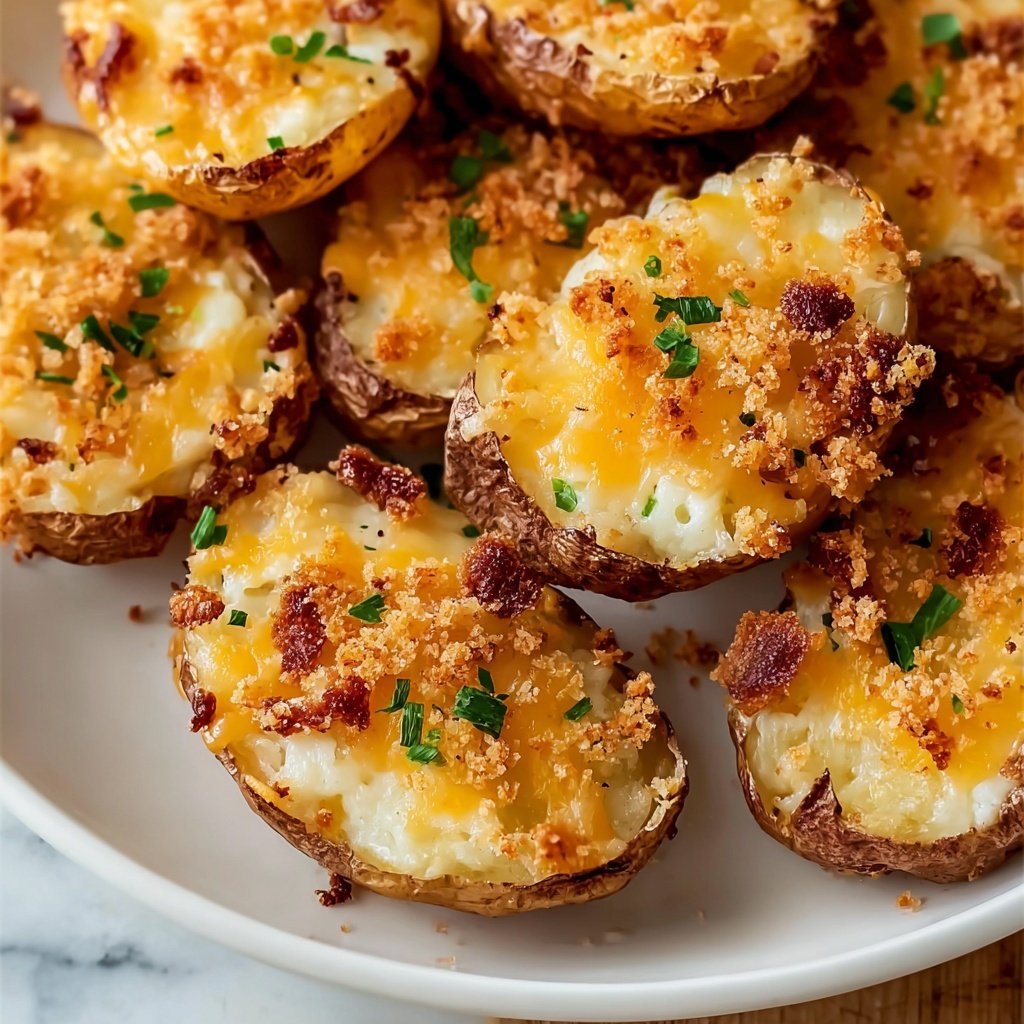 Crispy Parmesan Garlic Potatoes Recipe - Recipe Image