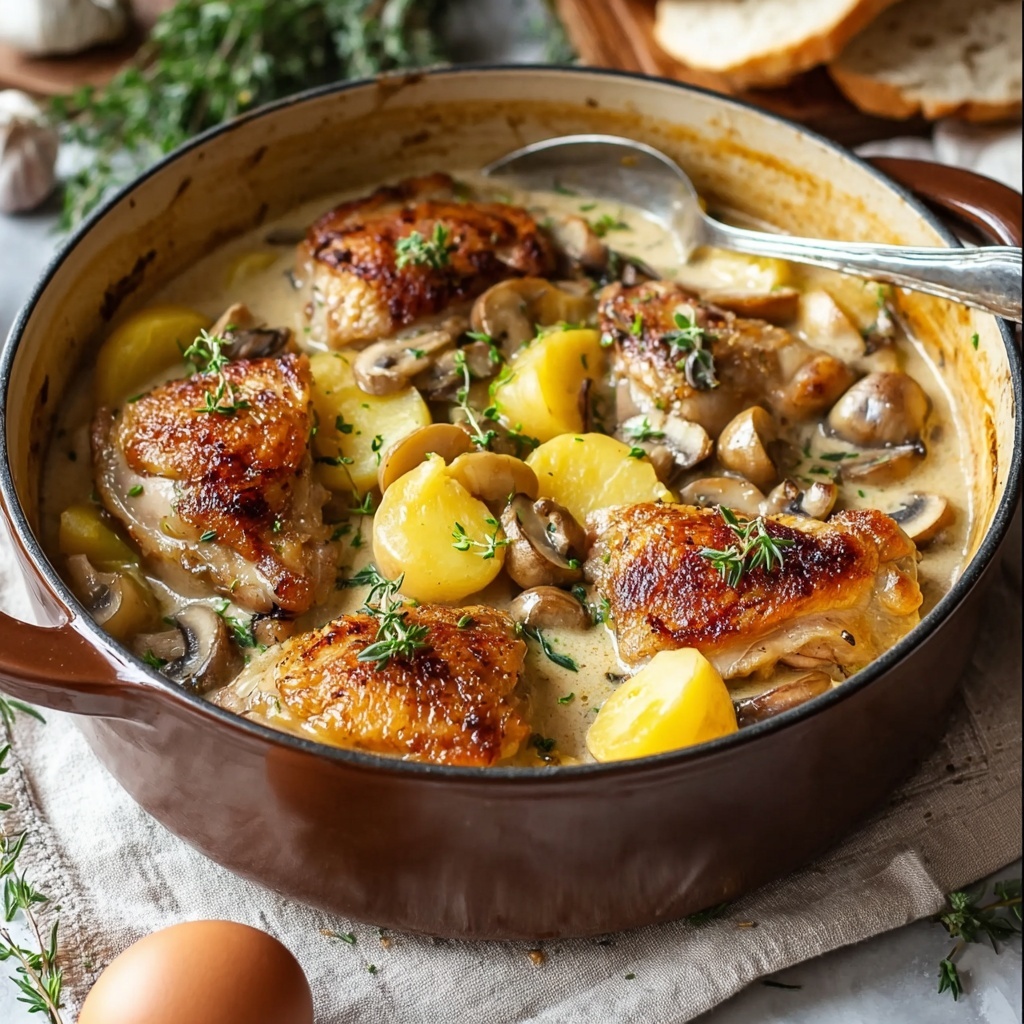 French Chicken Casserole Recipe - Recipe Image
