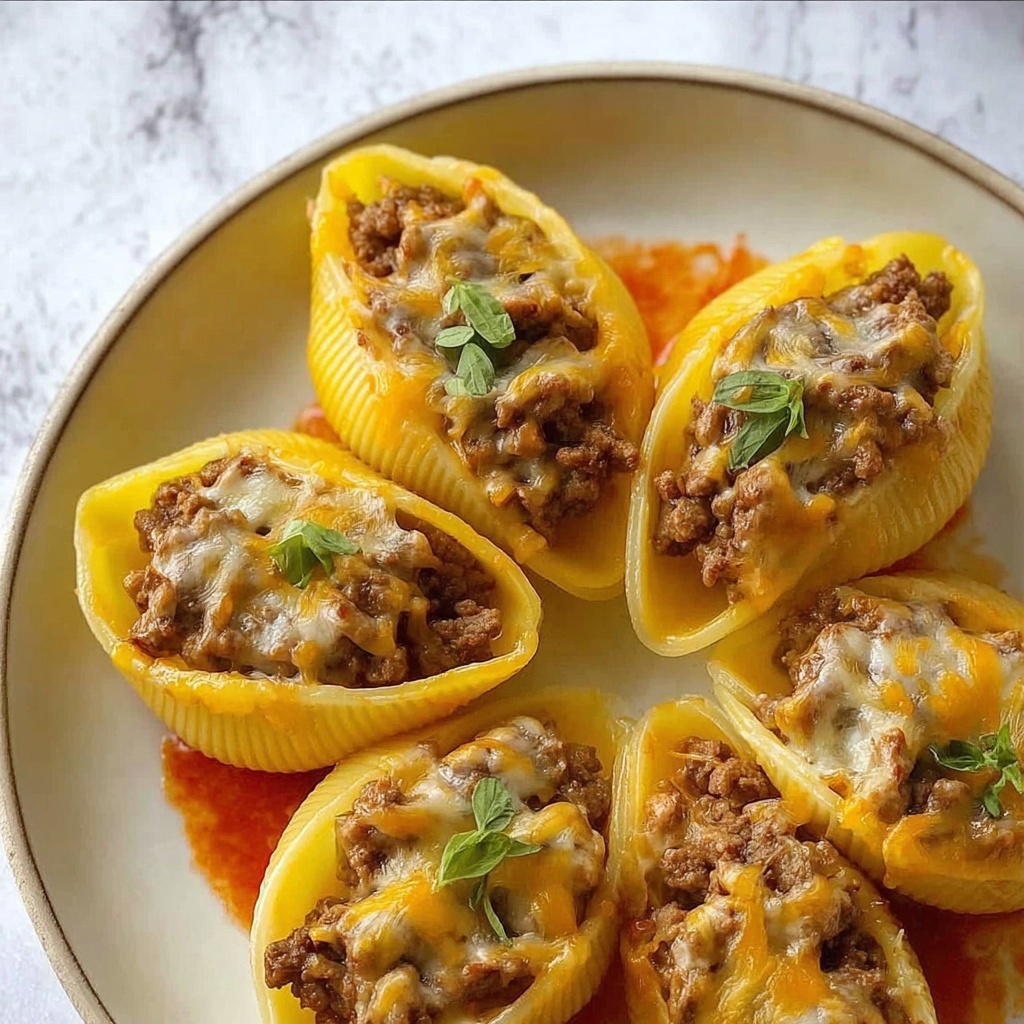 Beef Stuffed Shells Recipe - Recipe Image
