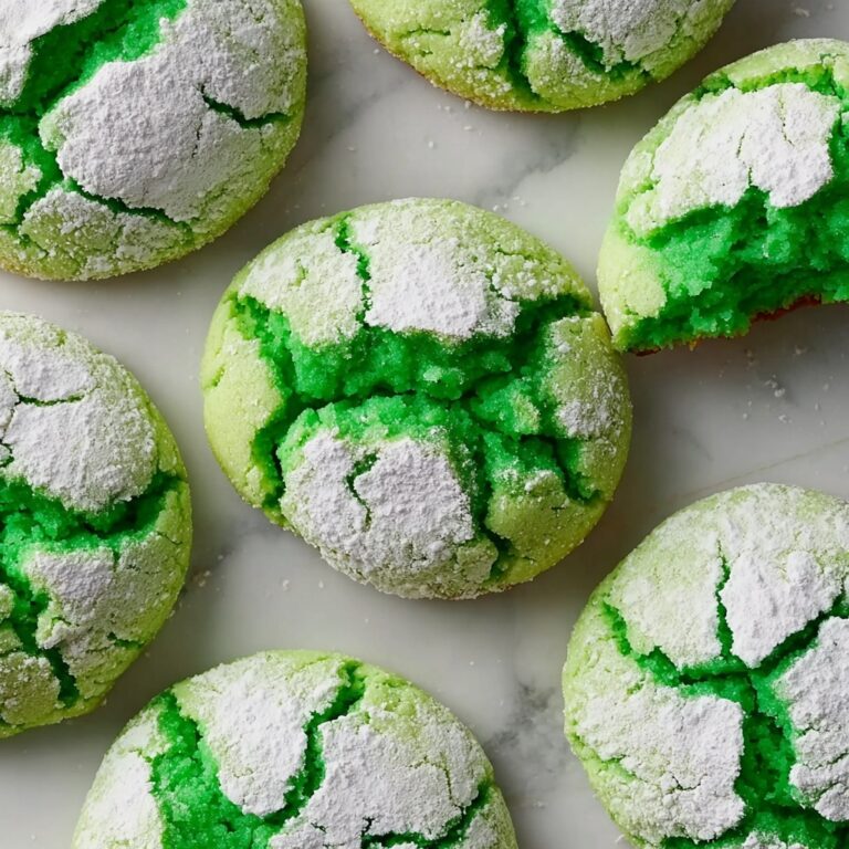 St. Patrick’s Day Crinkle Cookies Recipe