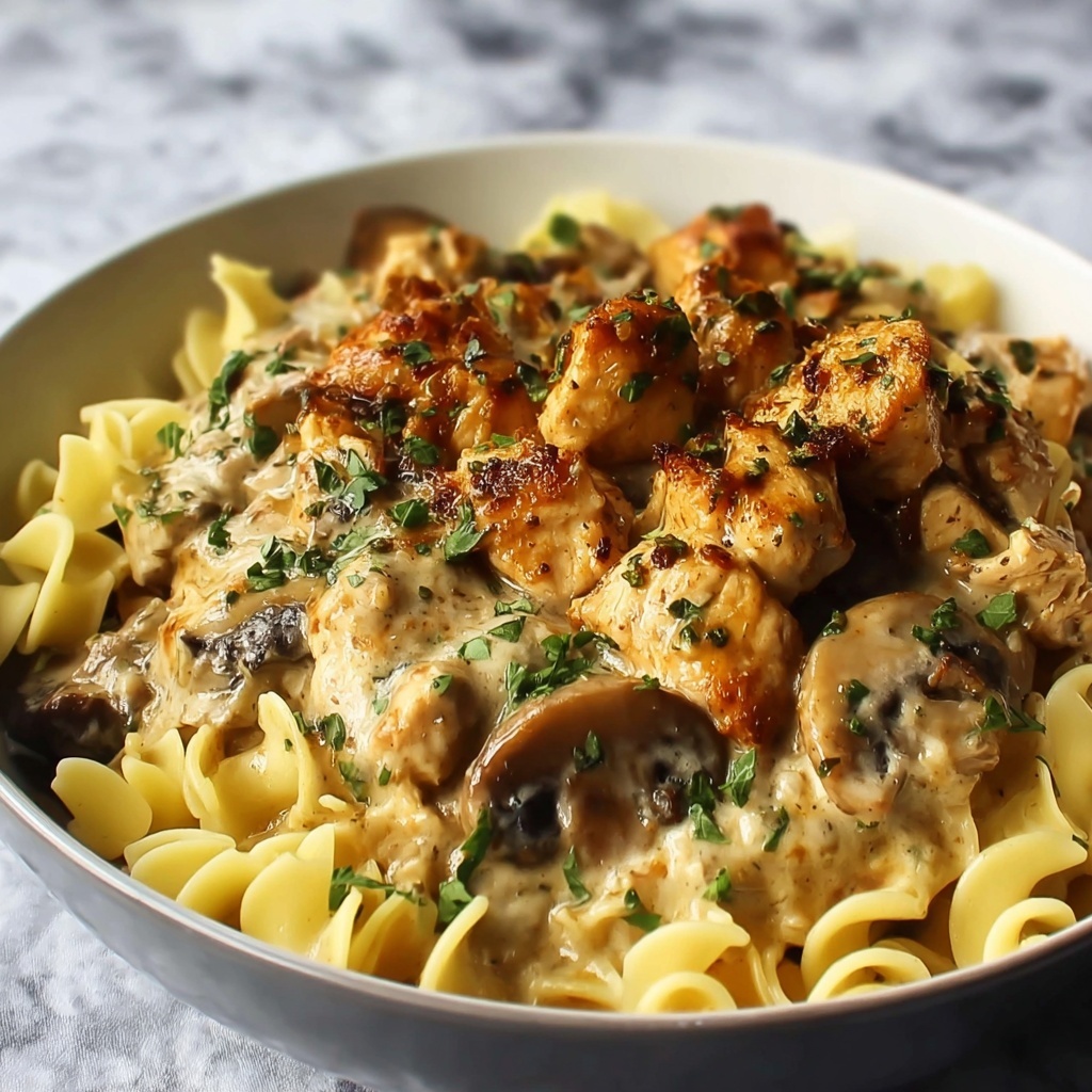 Quick and Easy Rich Chicken Stroganoff for Cozy Nights Recipe - Recipe Image