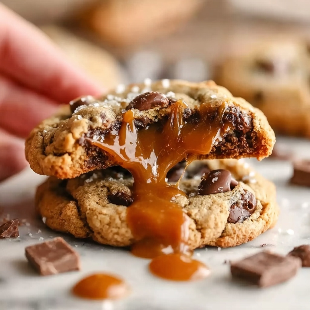 Caramel Chocolate Chip Cookies Recipe - Recipe Image