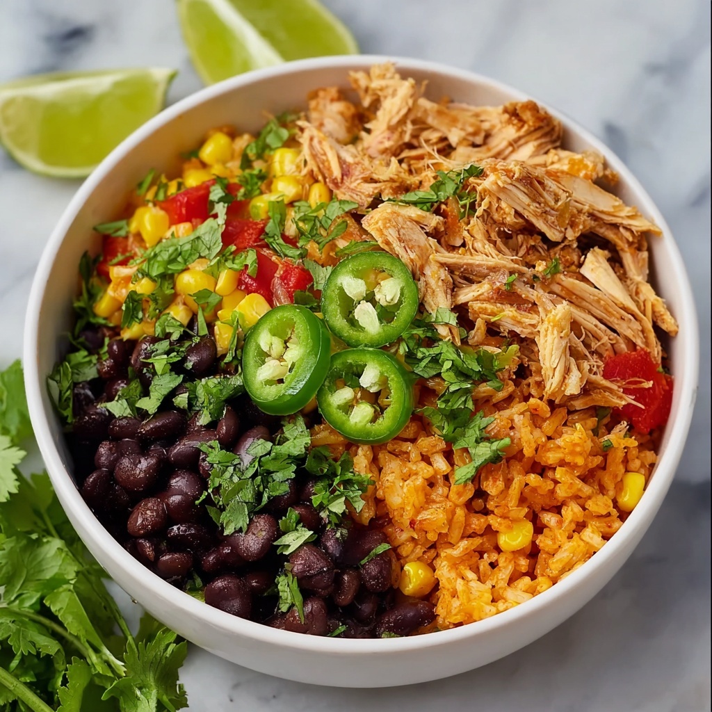 Instant Pot Chicken and Rice Burrito Bowls Recipe - Recipe Image