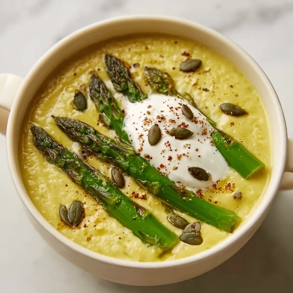 Creamy Asparagus Soup Recipe - Recipe Image