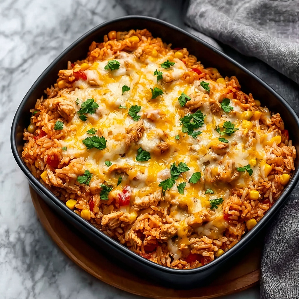 Chicken Enchilada Rice Casserole Recipe - Recipe Image
