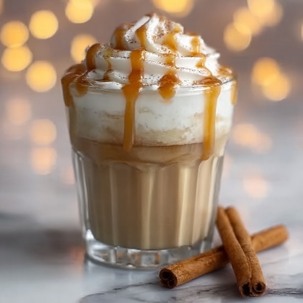 Caramel Eggnog Smoothie Recipe - Recipe Image