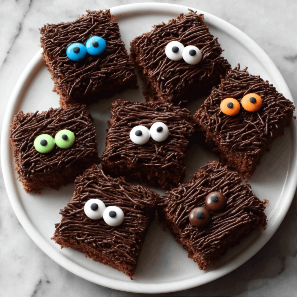 Monster Eye Brownie Bites Recipe - Recipe Image