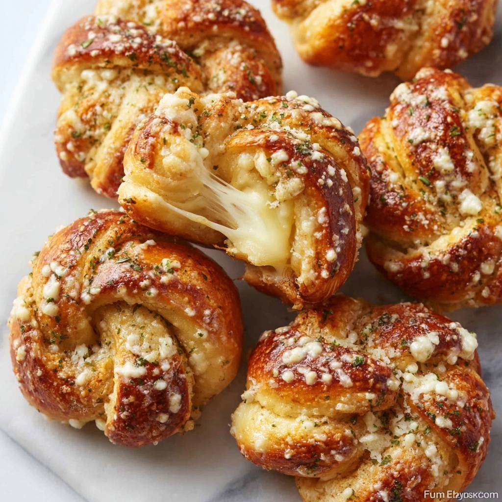 Parmesan Garlic Knots: 7 Irresistible Bites of Joy Recipe - Recipe Image