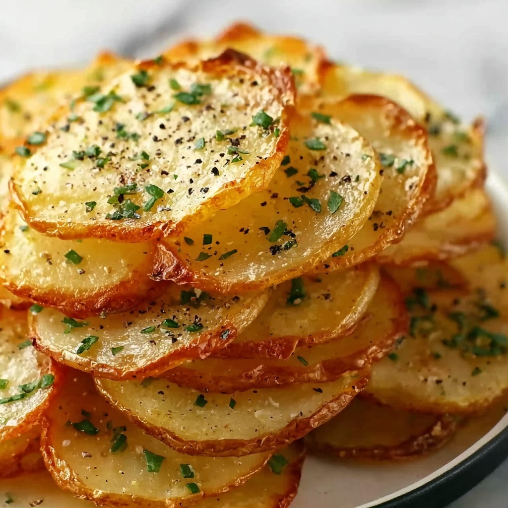 Crispy Air Fryer Sliced Potatoes Recipe - Recipe Image
