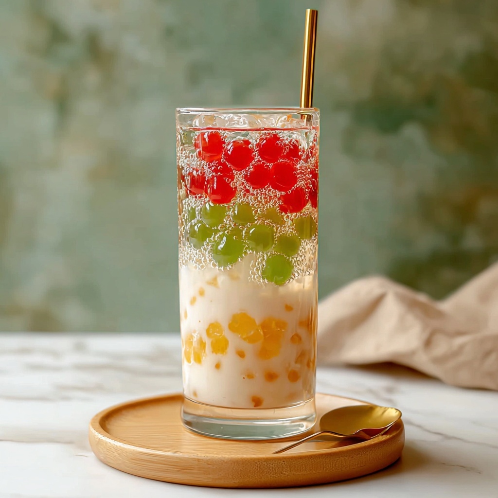 Tropical Fruit Cocktail: Refreshing Che Thai Delight at Home Recipe - Recipe Image