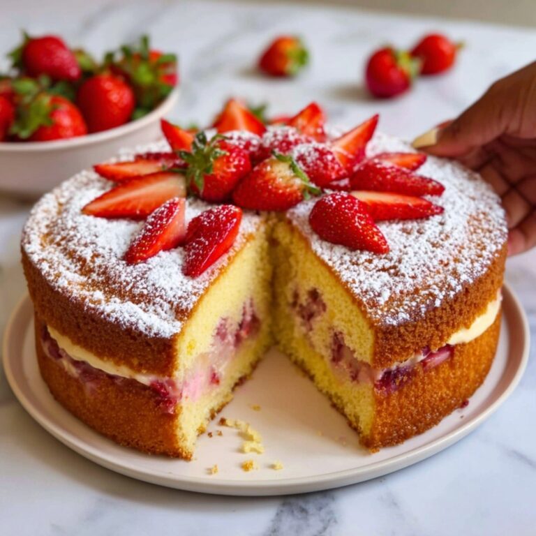 Strawberry Cheesecake Pound Cake Recipe