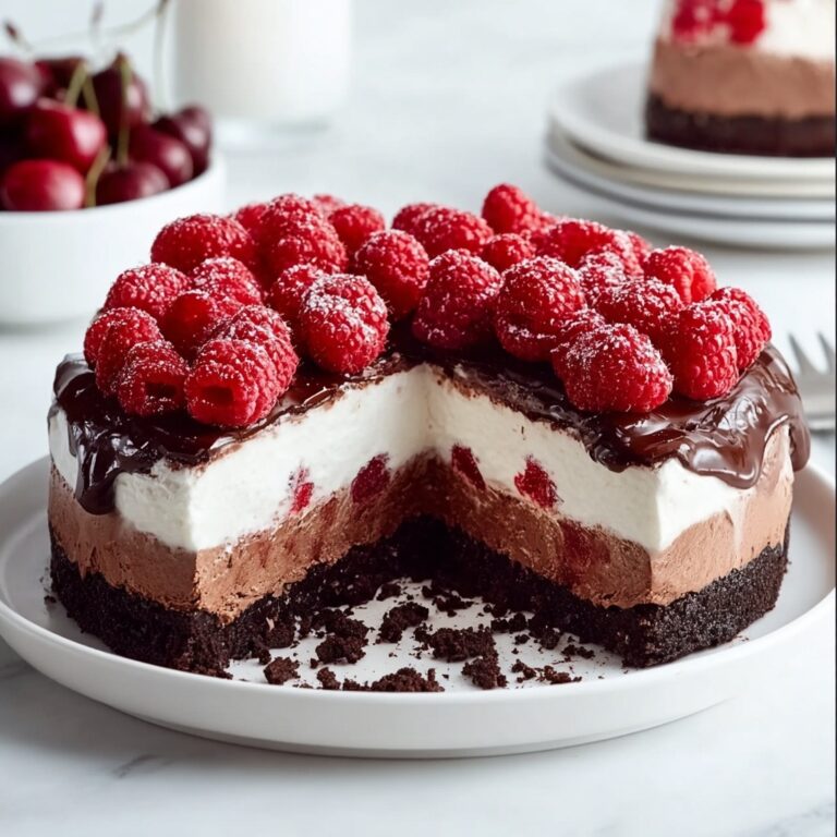 No Bake Black Forest Cheesecake Recipe