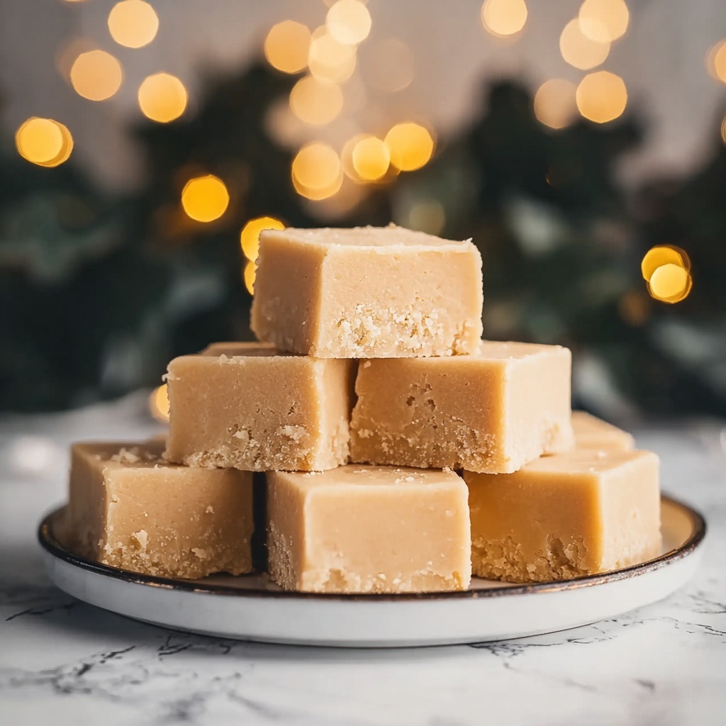 Creamy Eggnog Fudge Recipe - Recipe Image