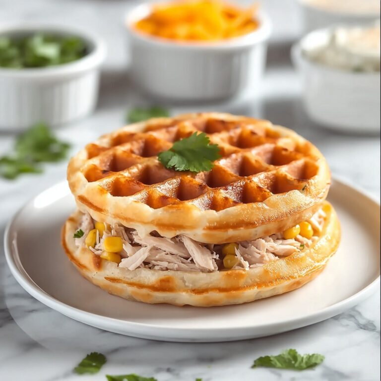 Crispy Chicken Quesadilla Chaffles for a Keto Delight Recipe