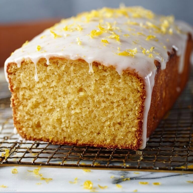 Easy Lemon Pound Cake Loaf Recipe