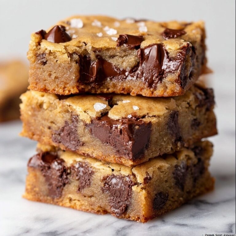 Brown Butter Triple Chocolate Blondies Recipe