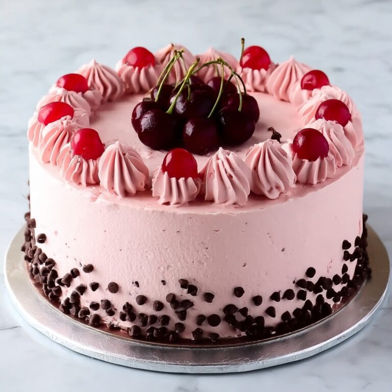 Easy Chocolate Cherry Chip Cake with Maraschino Cherries Recipe