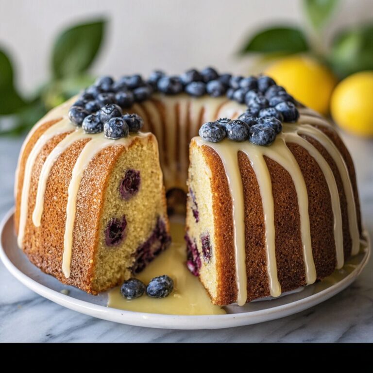 Blueberry Pound Cake Recipe