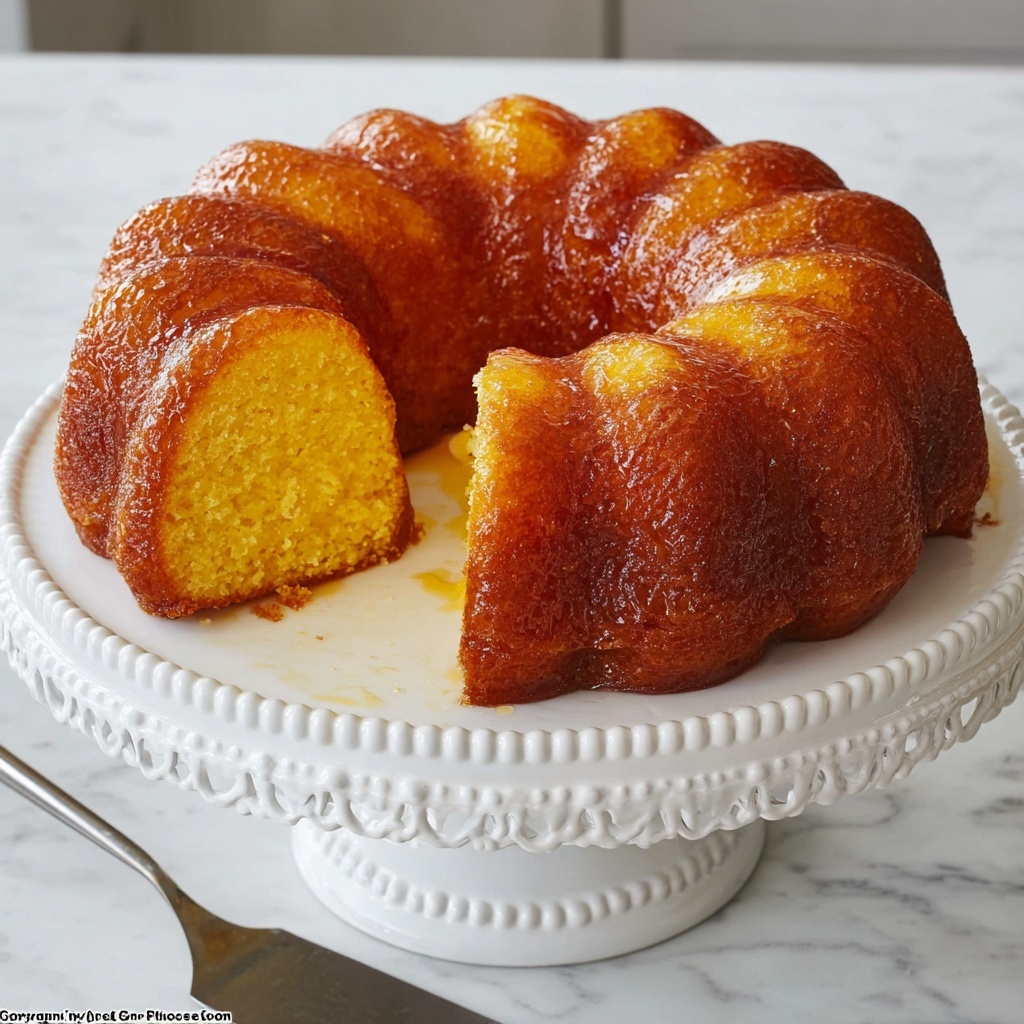 Best Pineapple Juice Cake Recipe - Recipe Image