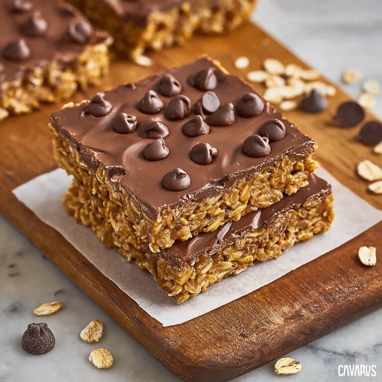 No-Bake Chocolate Oatmeal Cookie Bars Recipe