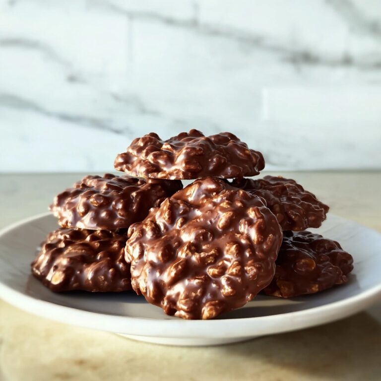 Easy No-Bake Chocolate Peanut Butter Cookies Recipe
