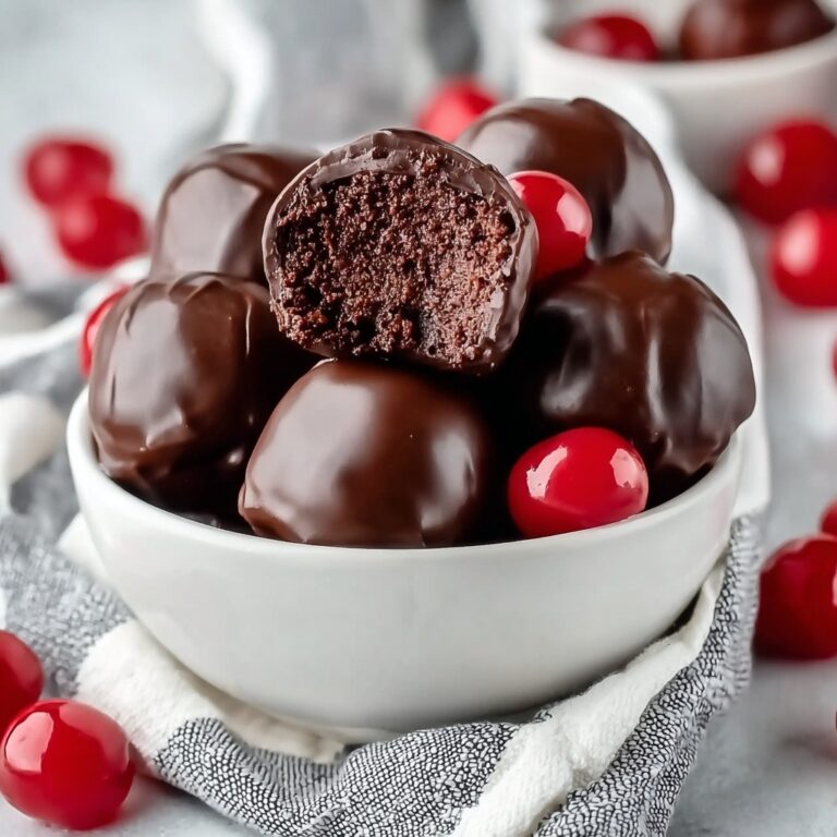 Chocolate Covered Cherry Brownie Bombs Recipe