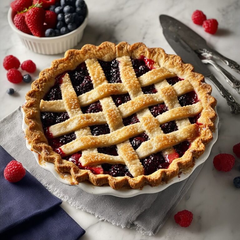 Triple Berry Pie Recipe