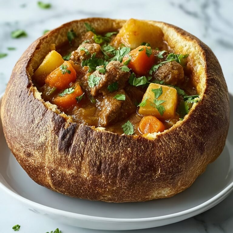 South African Curry in Hollowed Bread Recipe