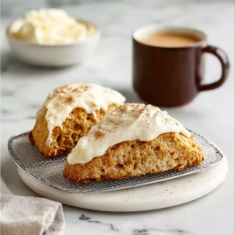 Pumpkin Cream Cheese Scones Recipe